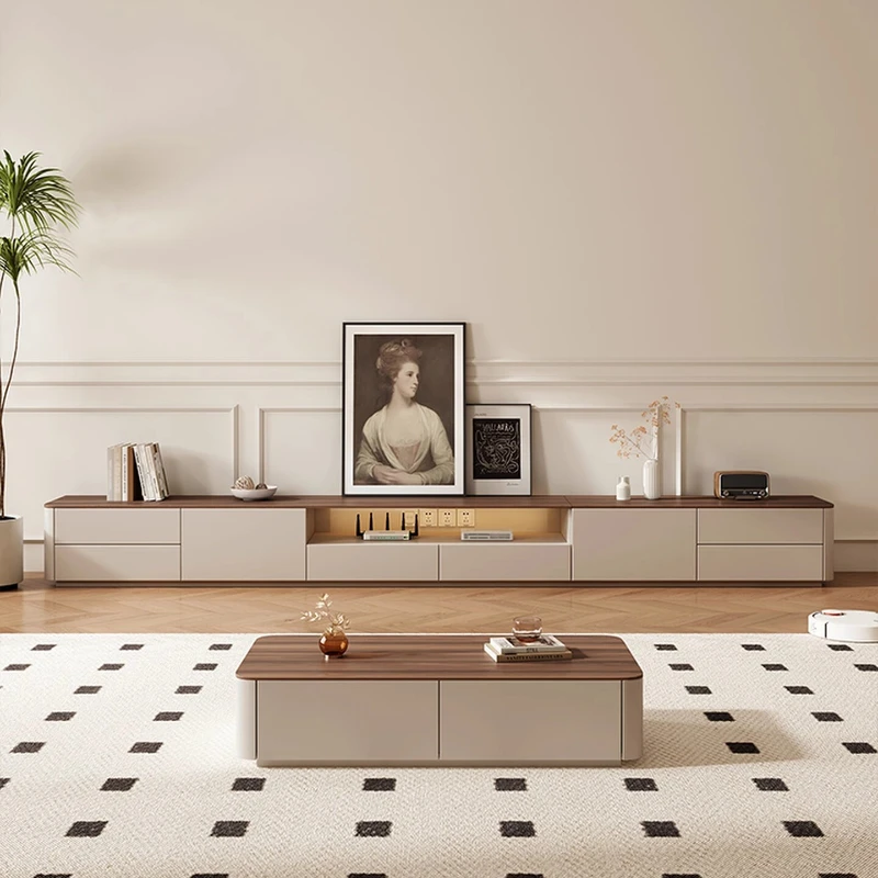 

Entertainment Shelf Tv Table Monitorb Living Room Wood Drawers Aesthetic Nordic Tv Table Storage Archivadores Unique Furniture