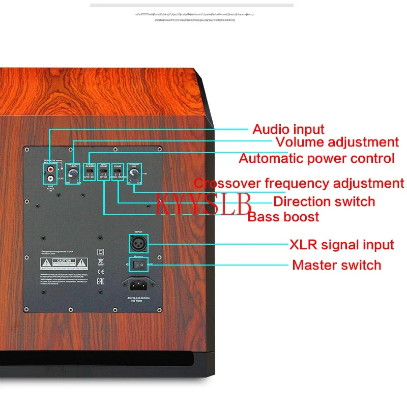 Imagem -02 - Coluna Subwoofer Ativa de Alta Potência Home Theater Áudio com Febre Hifi Super Alta Fidelidade 12 250w