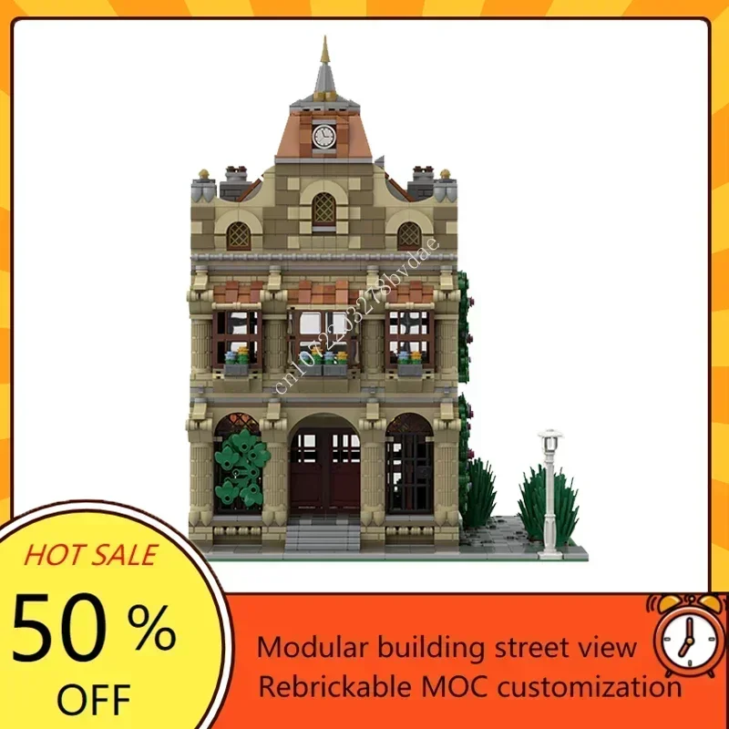2380PCS Angepasst MOC Modulare Efeu Hof Street View Modell Benutzerdefinierte Puzzles Technologie DIY Pädagogisches Montage Geburtstag Geschenk