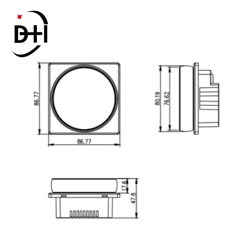 2.1 inch knob display lcd IPS displays rotary switch screen based on ESP32S3 display for smart home 480*480 Resolution