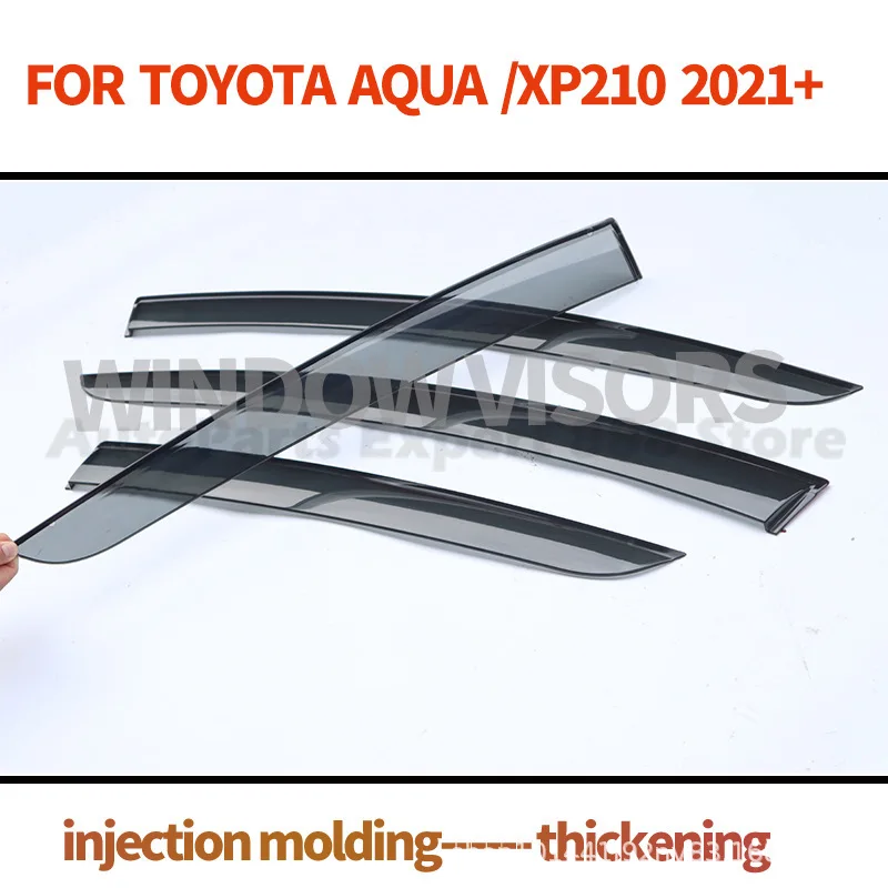 For TOYOTA AQUA 21-23 Window Visor Rain Deflector High Quality