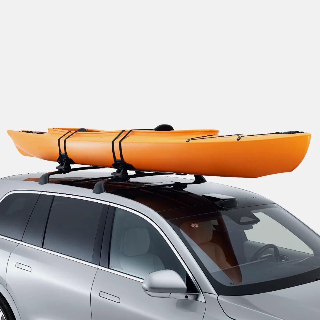 Outdoor universal black simple car roof Kayak rack pads carrier on car roof