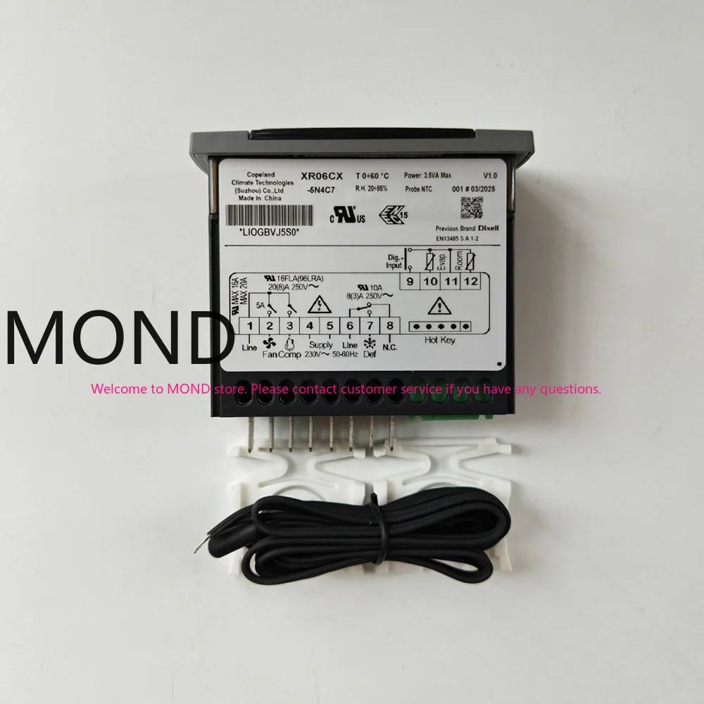 Copeland  XR06CX-5N4C7 XR06CX Temperature Controller Probe with Sensor or no sensor Dixell