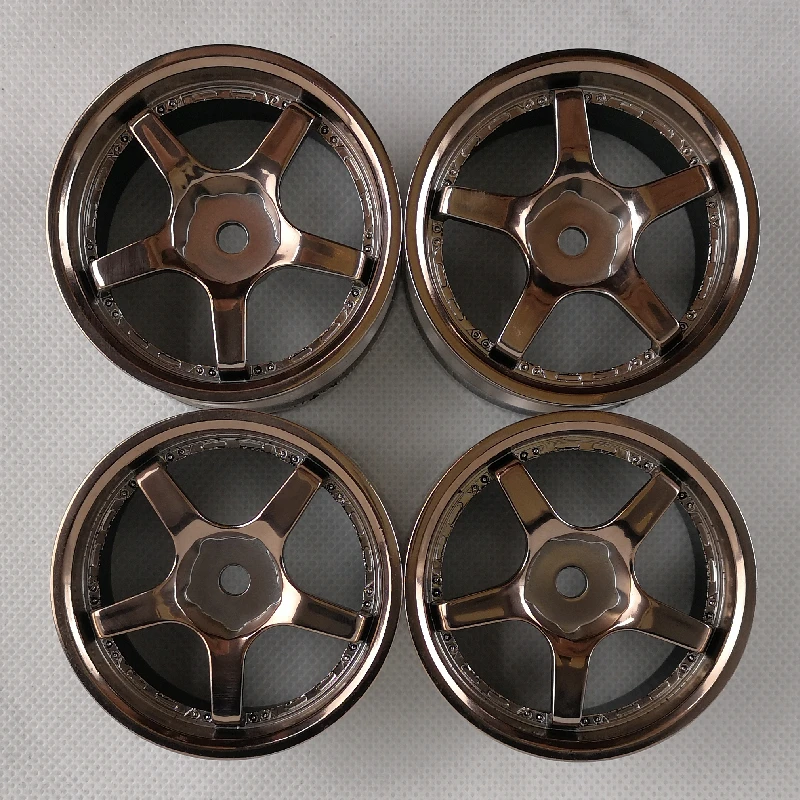 4pcs 3mm Offset RC Car 1/10 Scale Plastic Wheels Rims Drift On Road Touring Racing Model Hobby