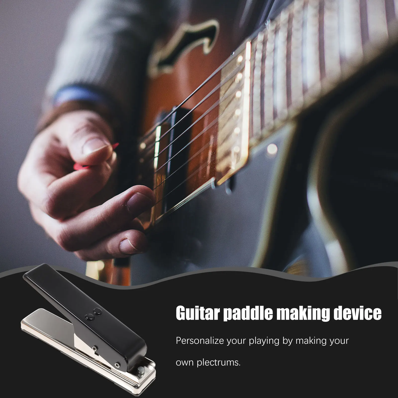 

Picks Maker Plectrum Punch Durable Multi Functional Tool For Bass Guitar Picks Guitar Accessories