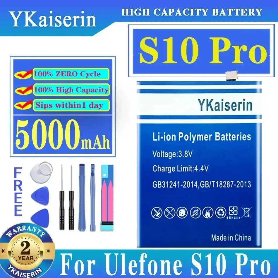 

Mobile Phone Battery 5000Mah Premium Replacement For Ulefone S10 Pro