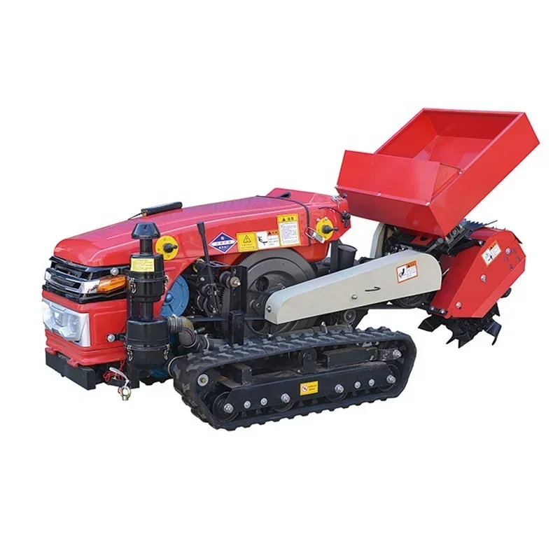 25HP Mini Rotavator Intelligent Durable Farm Tractors Rotary Tiller with Low Price