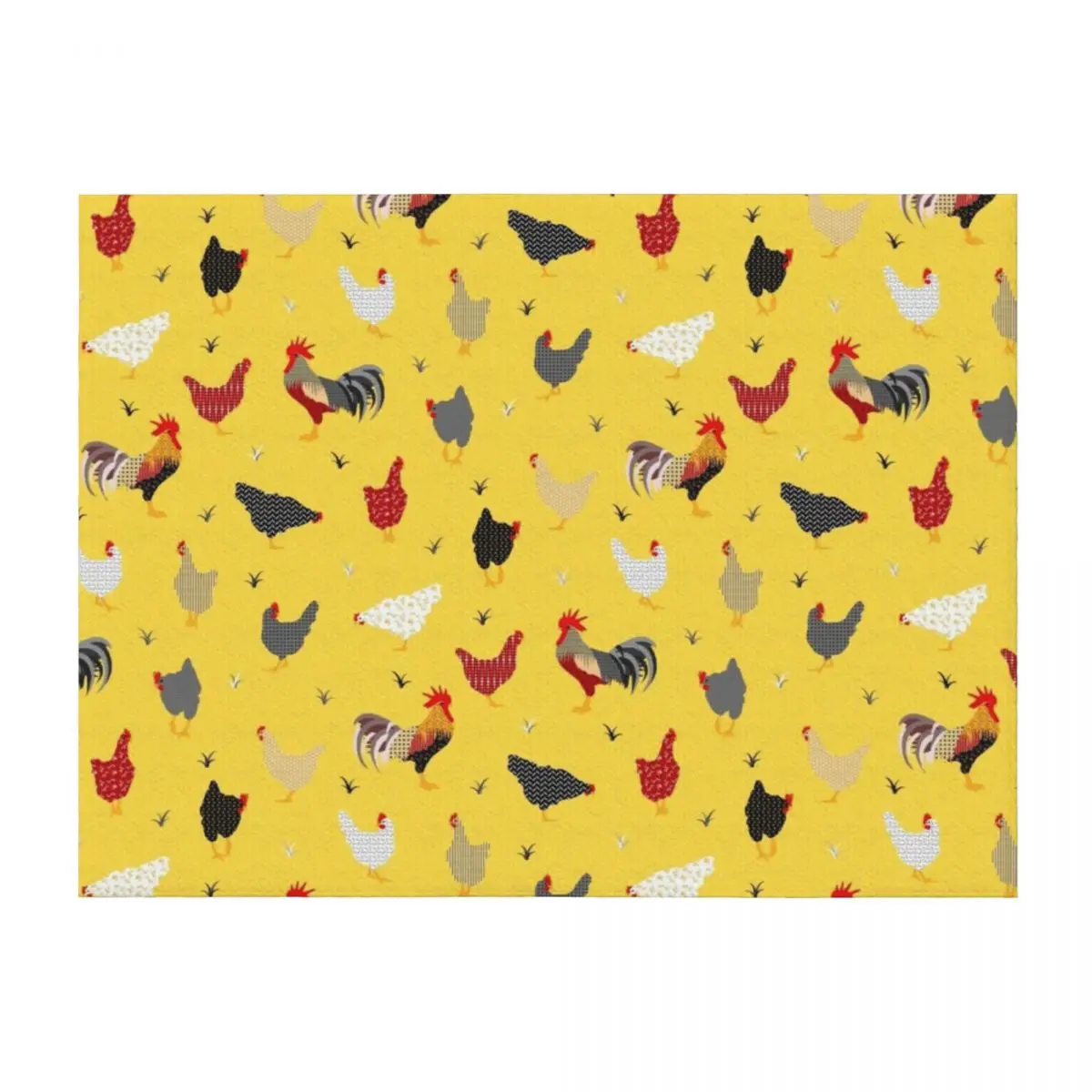 

Chicken Farm Throw Blanket Kid'S Sofa Luxury Designer Blankets