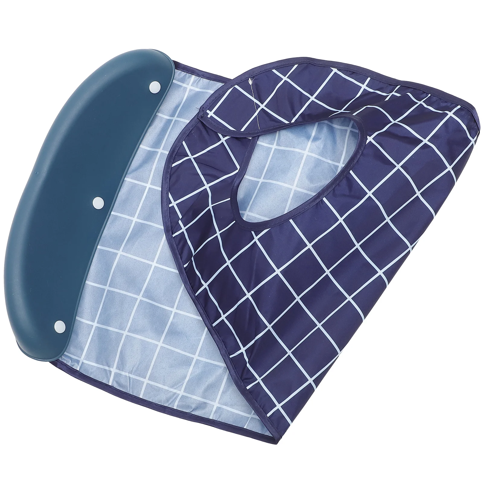 Babero de comedor impermeable para adultos mayores, Protector de ropa lavable reutilizable de Pvc de Tpu, accesorio para el cuidado del paciente acamado en cama