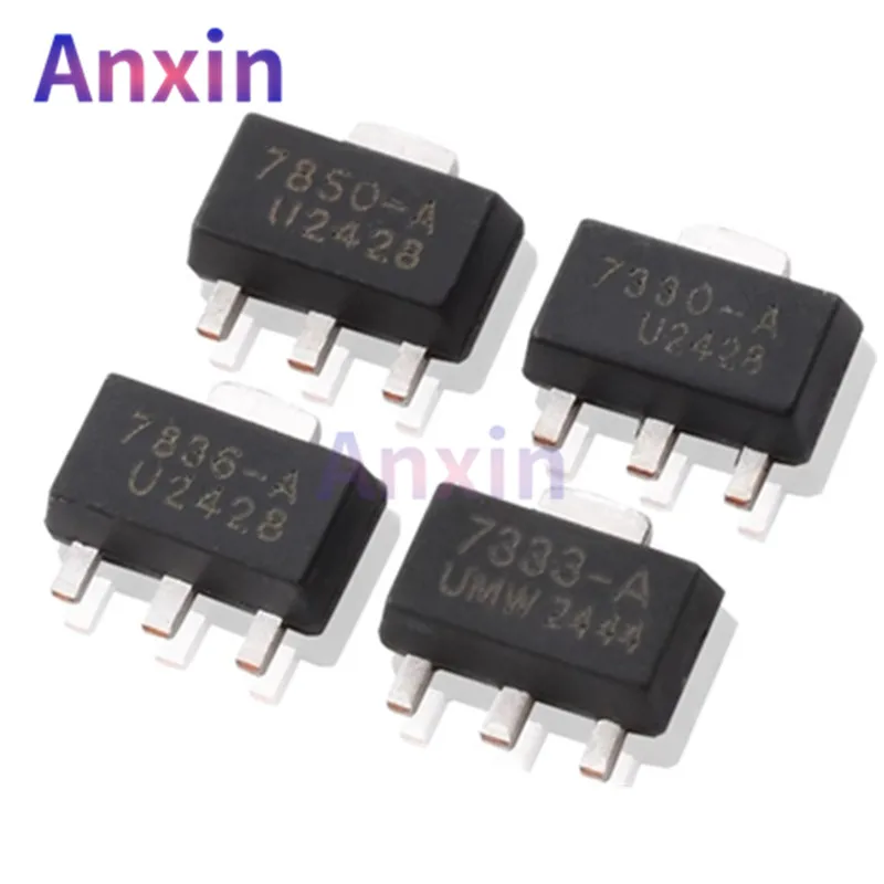 

50PCS HT 7330-A 7333-A 7336-A 7350-A SOT-89 3V 3.3V 3.6V 5V 250mA 30V SMD LDO Regulator IC Transistors HT7350-1 HT7330