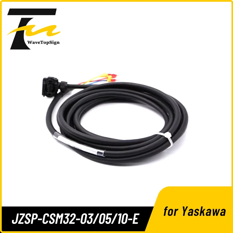 WaveTopSign Servo Motor with Brake Power Cable JZSP-CSM32-03-E JZSP-CSM32-05-E JZSP-CSM32-10-E for Yaskawa