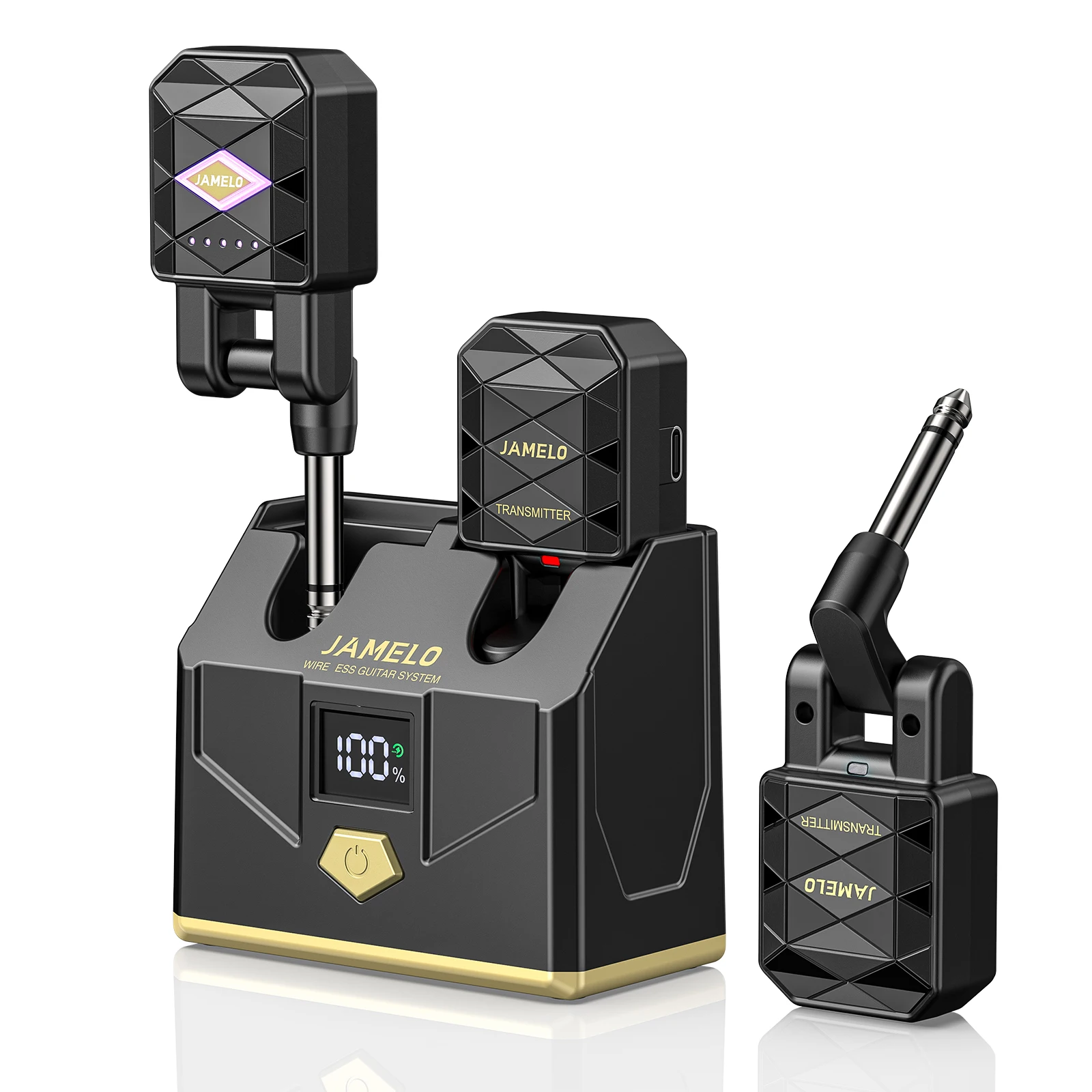 5.8GHz WS-500 Wireless Transmitter Receiver with Charging Box FOR  Live Performances Stage Shows  Studio Recording