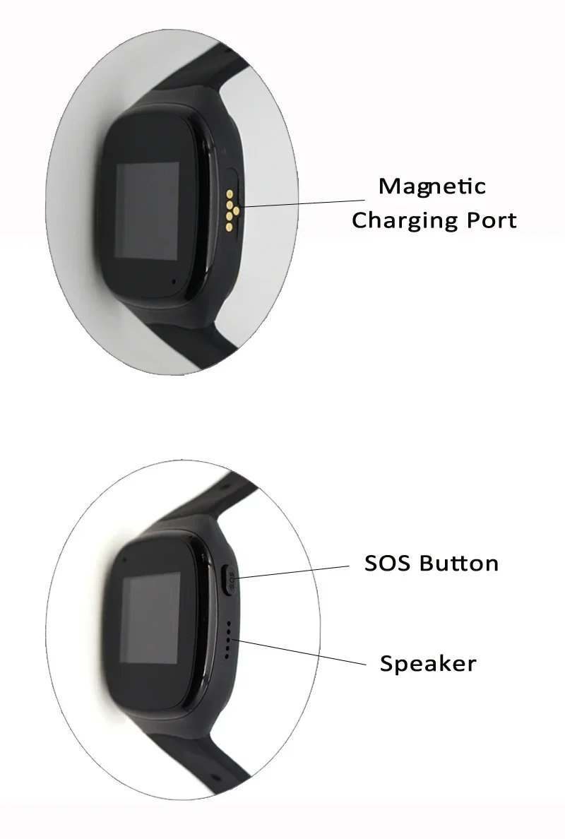 Imagem -05 - Tamper Proof Gps Tracker Bracelet Ver Relógio 4g Apto para Descompressão Cuidado Idoso