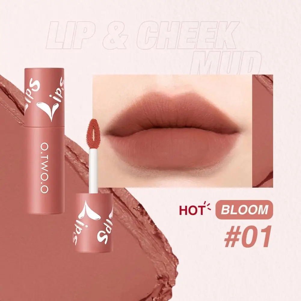 Fluweel Matte Liptint Lip & Wang Modder Voor Tweeërlei Gebruik Lip Klei Droog Verbergen Lippenstift Gepigmenteerde Lijnen Hoge Lange Vloeistof Houdende L6e5