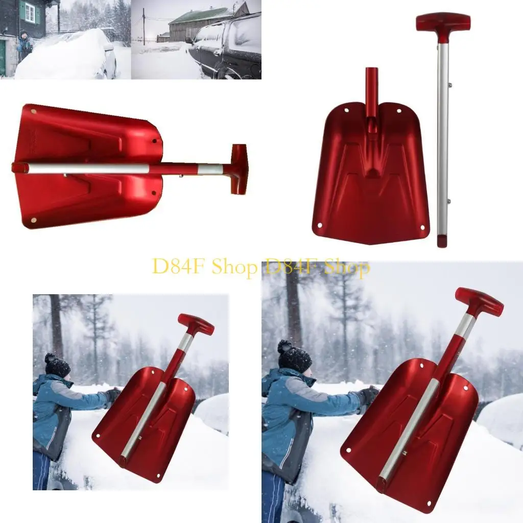 

D84F Тяжелые металлические снежные лопаты для автомобильных домов гараж садовые лопаты толкатели