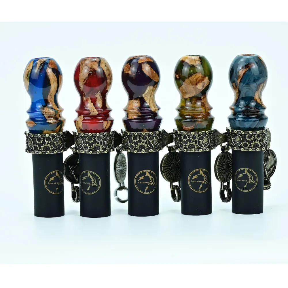 Hookah mouthpieces cigarette holder stabilized wood resin material shisha Chicha Narguile Water Pipe Mouthpieces