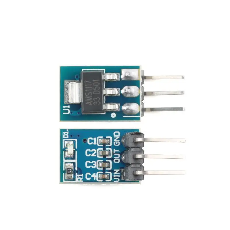 【1Pcs AMS1117-3.3 Linear Regulator Board 800mA 3.3V LDO Power Supply Module DIY AMS1117 Accessories】