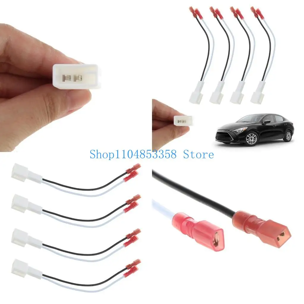 Car Front Tweeter Speaker Wiring Harness for Corolla ,Auto Speaker Replacement Adapter Connector
