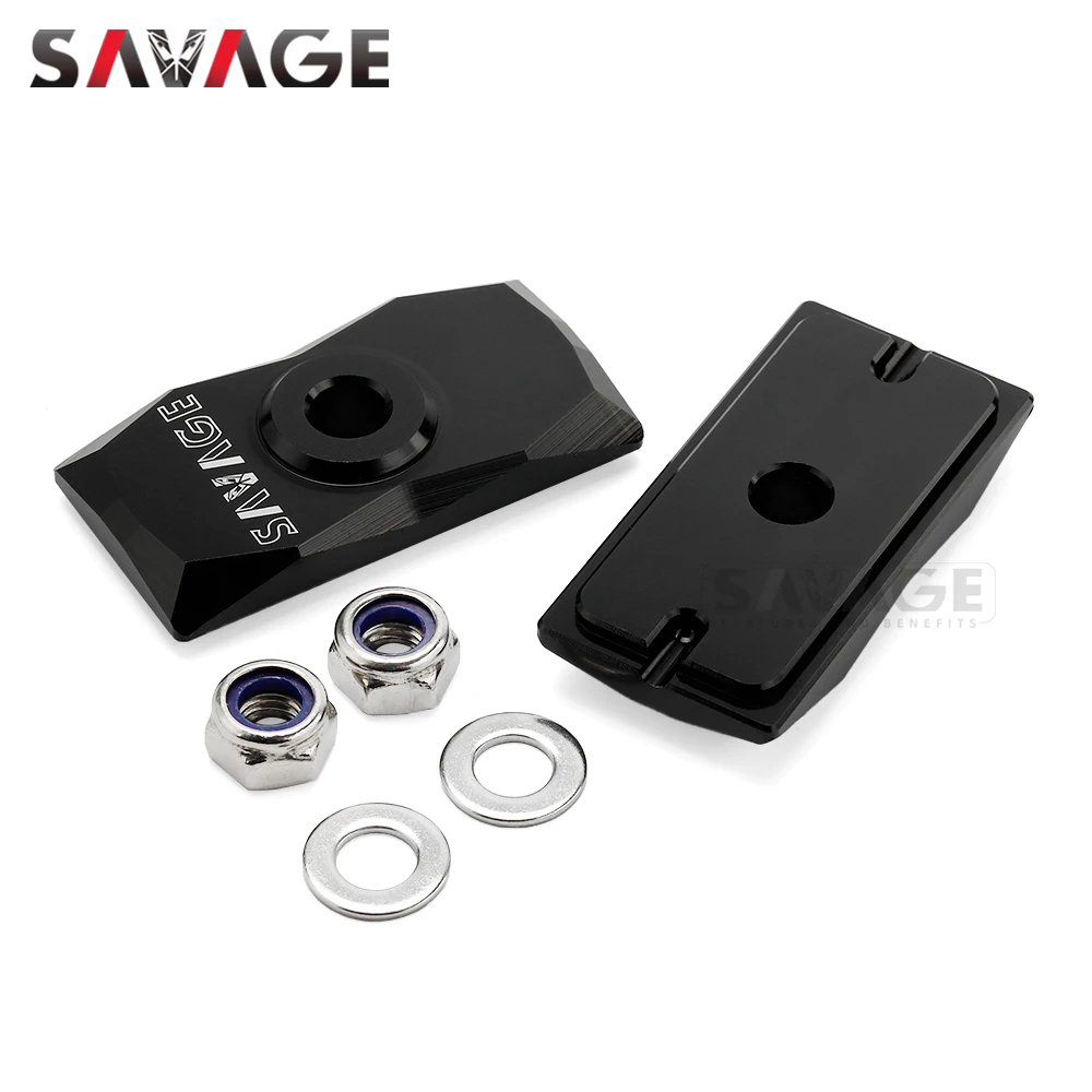 Motorcycle Chain Adjuster Swingarm End Cap For Kawasaki Z250 Z300 Z400 NINJA 400 250/R Z400 VERSYS-X 300 KLR650 Eliminator 500