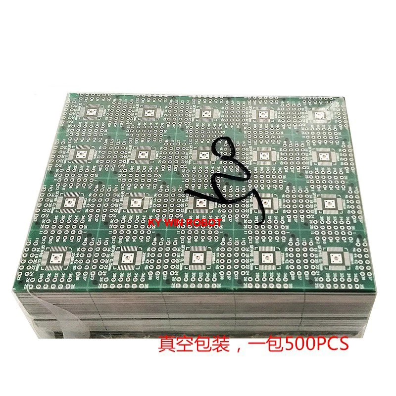 5 Pcs HTQFP QFN48 to DIP48 QFN44 0.5mm QFP48 QFP44 PQFP LQFP Adapter Plate