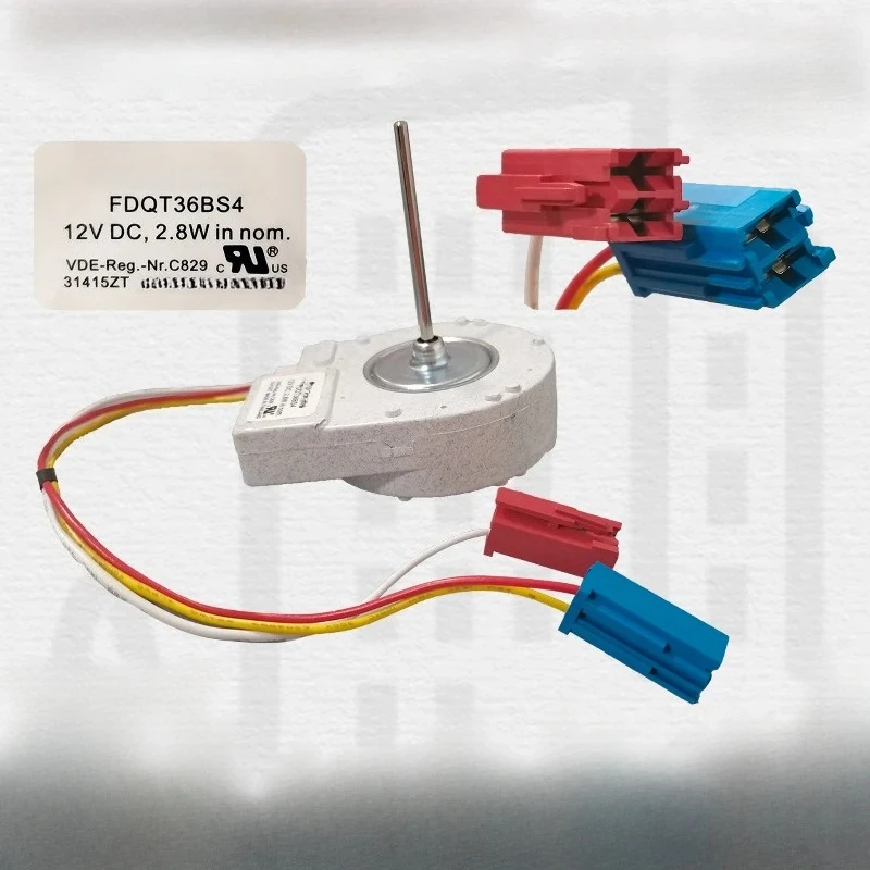 Components Refrigerator Motor Fan Motor Refrigerator Fan White Label 2.8W