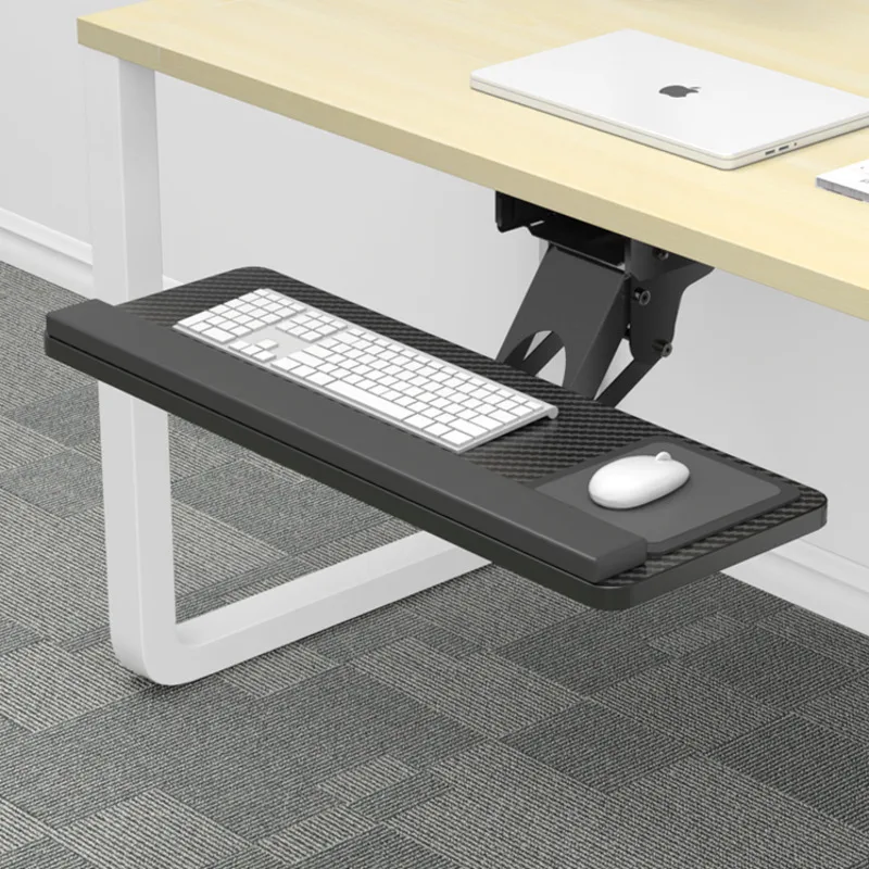 Keyboard Tray Table Tray Storage System Ergonomic Placement Mouse Stand Computer Office Slide Rotating Keyboard Rack