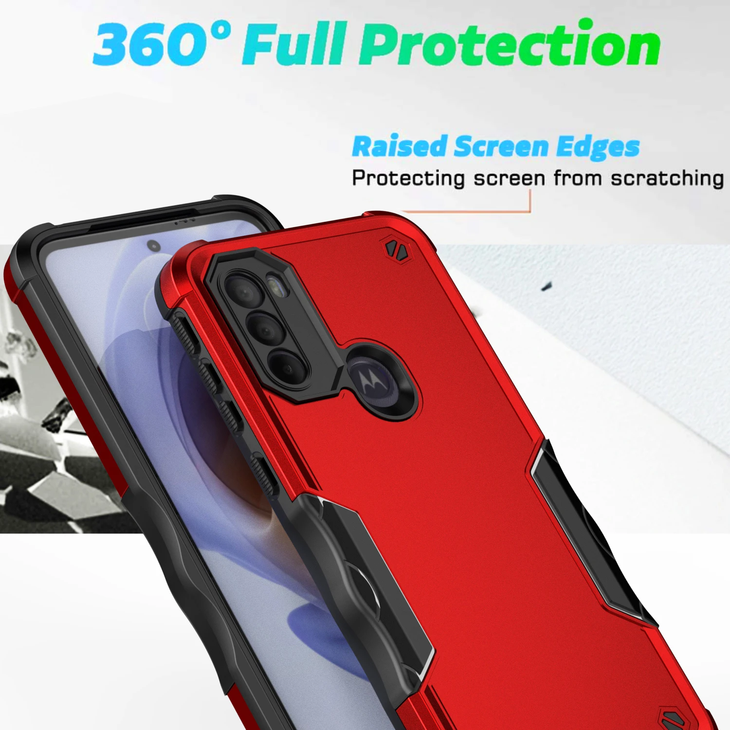 Luxury Case for Motorola G31 Back Hole Heat Dissipation Soft Silicone Hard Armor Shockproof Phone Cover Moto G31 G 31 MotoG31