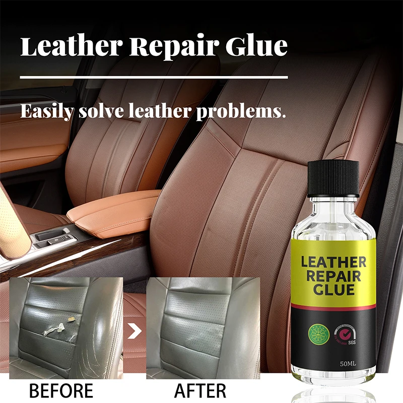 30/ 50ml Liquid Leather Repair Gel Skin Refurbish Tool Holes Scratch Cracks Restorer For Car Seats Sofa Jacket Purse Shoes