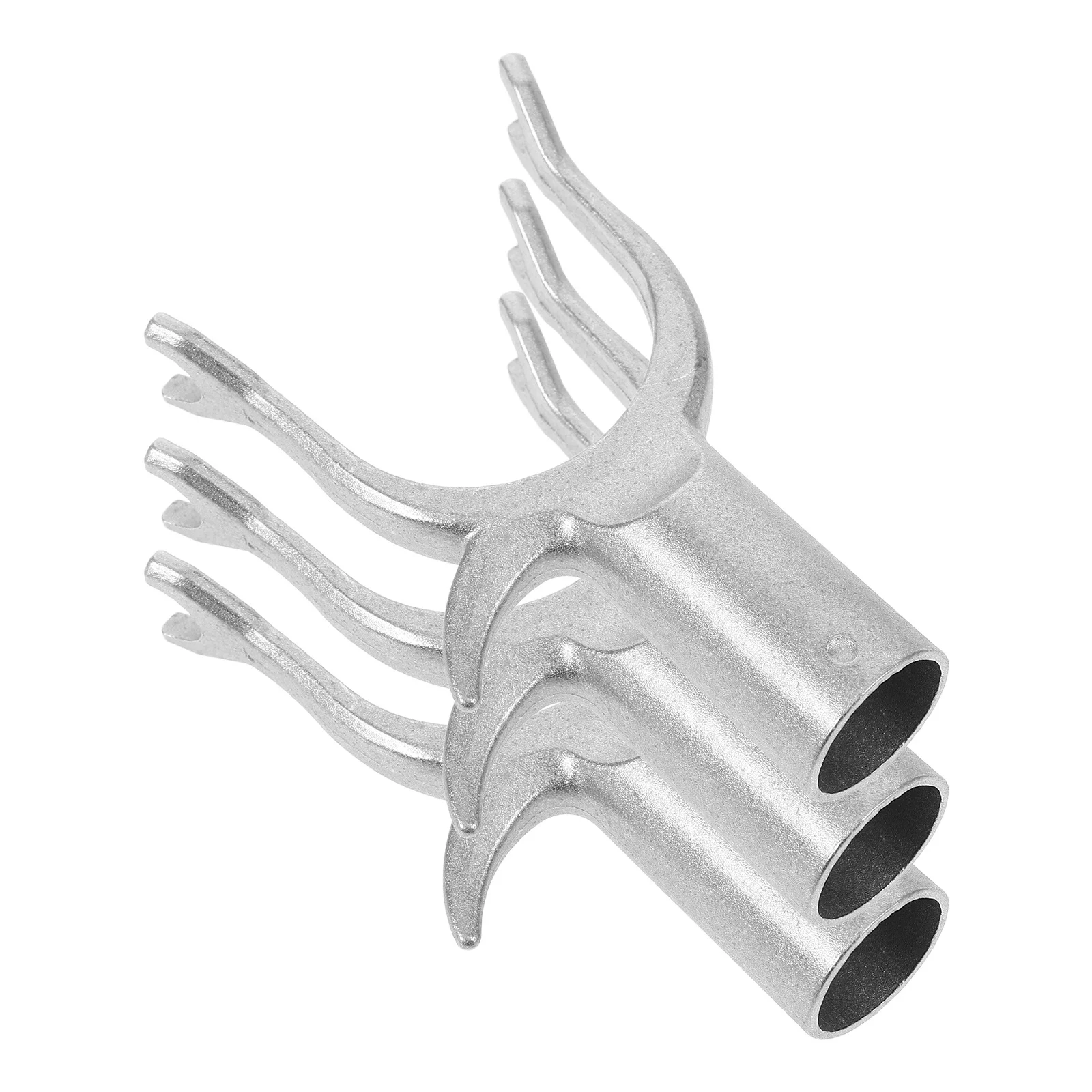 

3Pcs Aluminium Alloy Clothes Fork Heads Easy Replaceable for Clothes Hanger Balcony Pole Connectors Pole Connectors