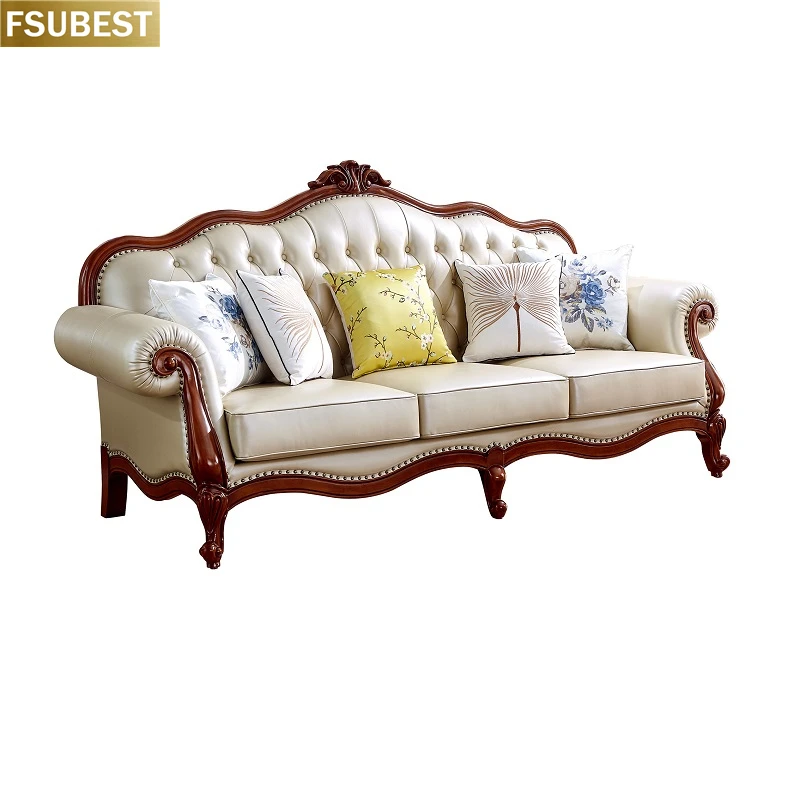 American Fabric Couch Living Room Sofa Set Modern Eucalyptus Wood Frame 3-Seater Sofa muebles de la sala Corner Sofa