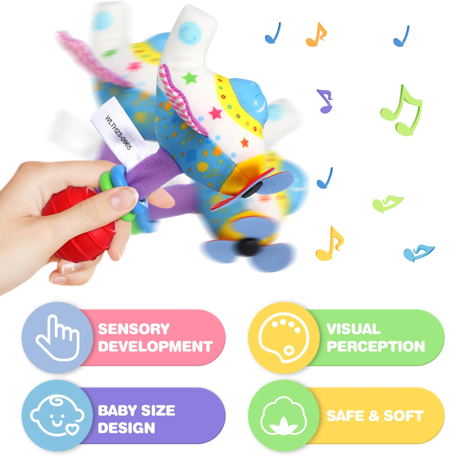 Bed Bell Baby Creative Toys Shock Lovely Educational Fabric for Newborn Parent-child Communication