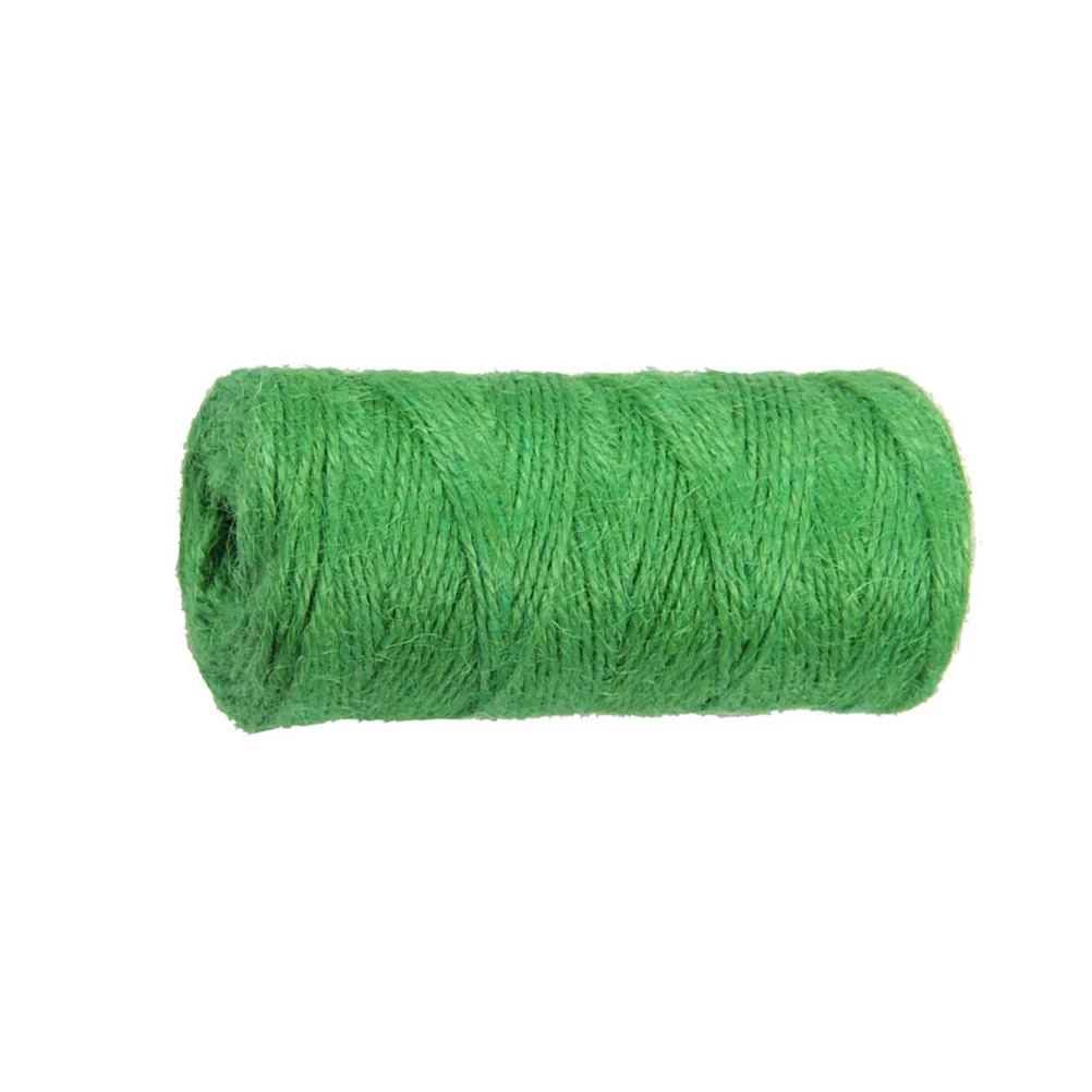 

100M Dark Green Artificial Rope Vine for Scrapbooking Gift Tags Wrapping Packages Hanging Decor Crafts Family Fun