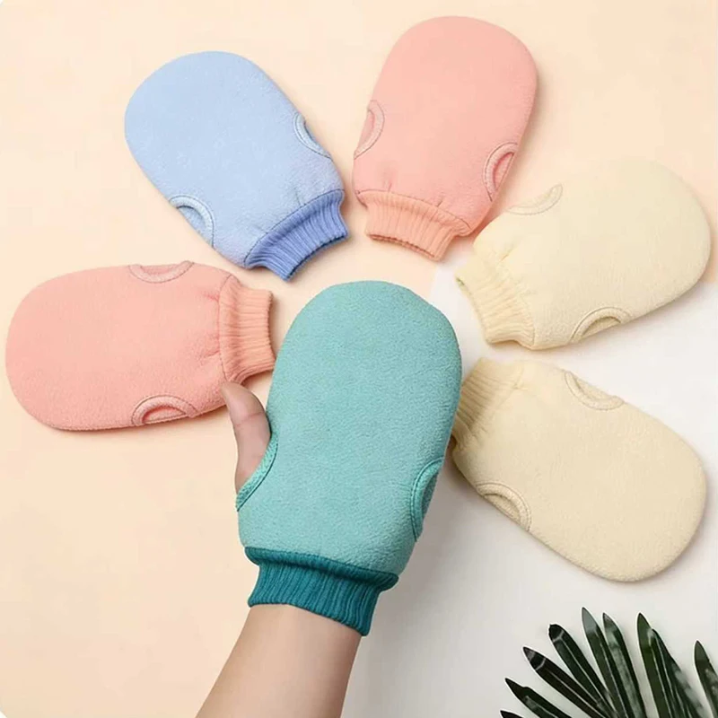 Peeling-Handschuhe für Bad und Dusche, Spa-Massage, Entfernung Abgestorbener Haut, Körperpeeling, Waschlappen, Reinigungshandschuh, Körperpflege, Tiefenreinigung, SPA