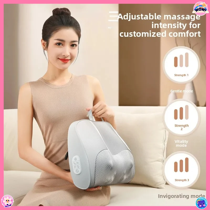 

Бестселлер, массажная подушка для шейного отдела позвоночника, массажер для шеи и талии, двойного назначения, горячий компресс для ног, бытовой массажный коврик