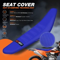 MCHMFG-funda para asiento de motocicleta, pinza antideslizante, conjunto impermeable, protección boteada, aplicable a SXF EXC KXF CRF YZF WR TC TE