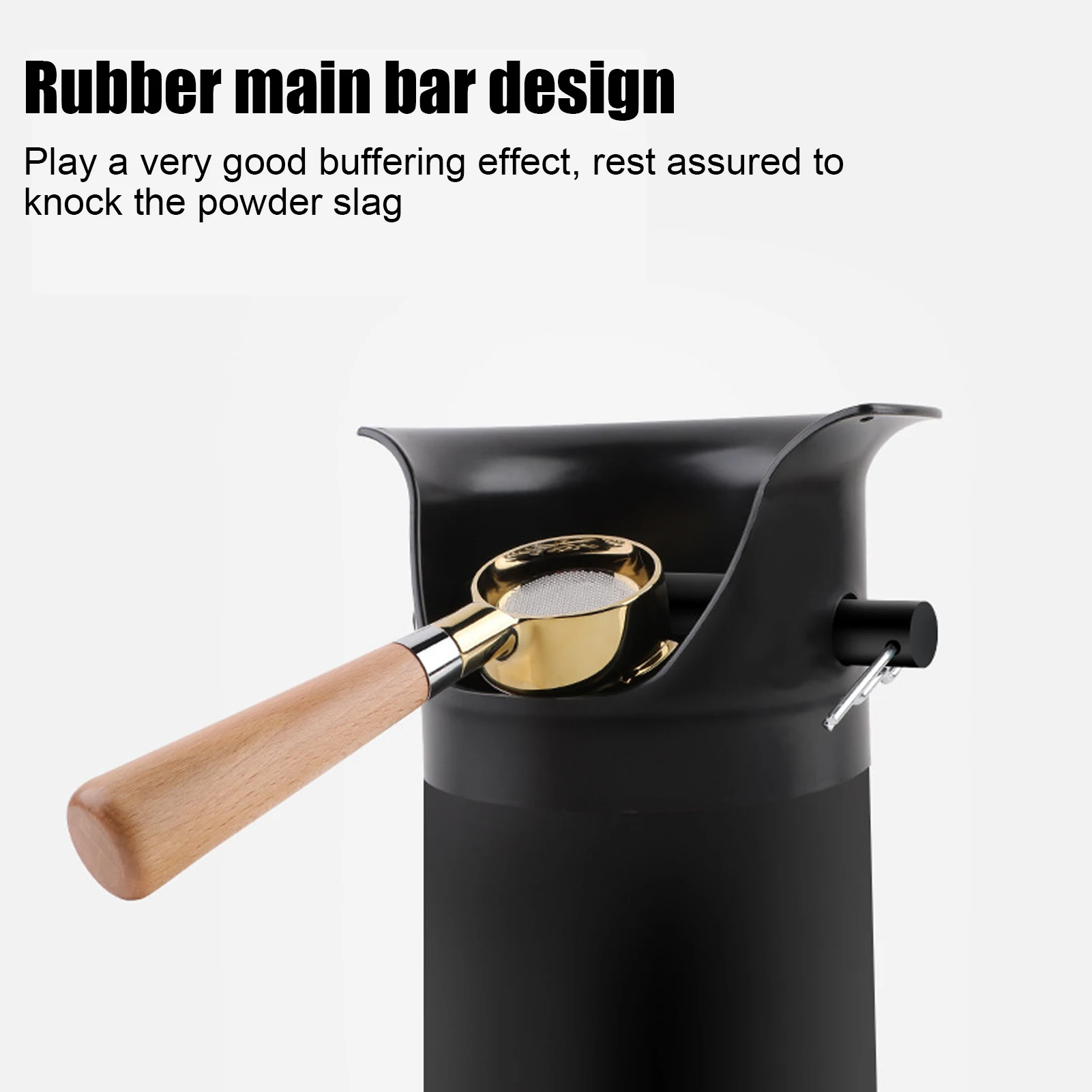 Espresso Grounds Container Coffee Grind Knock Box Cafe Accessories Anti Slip Coffee Grind Dump Bin Household Coffee Tools