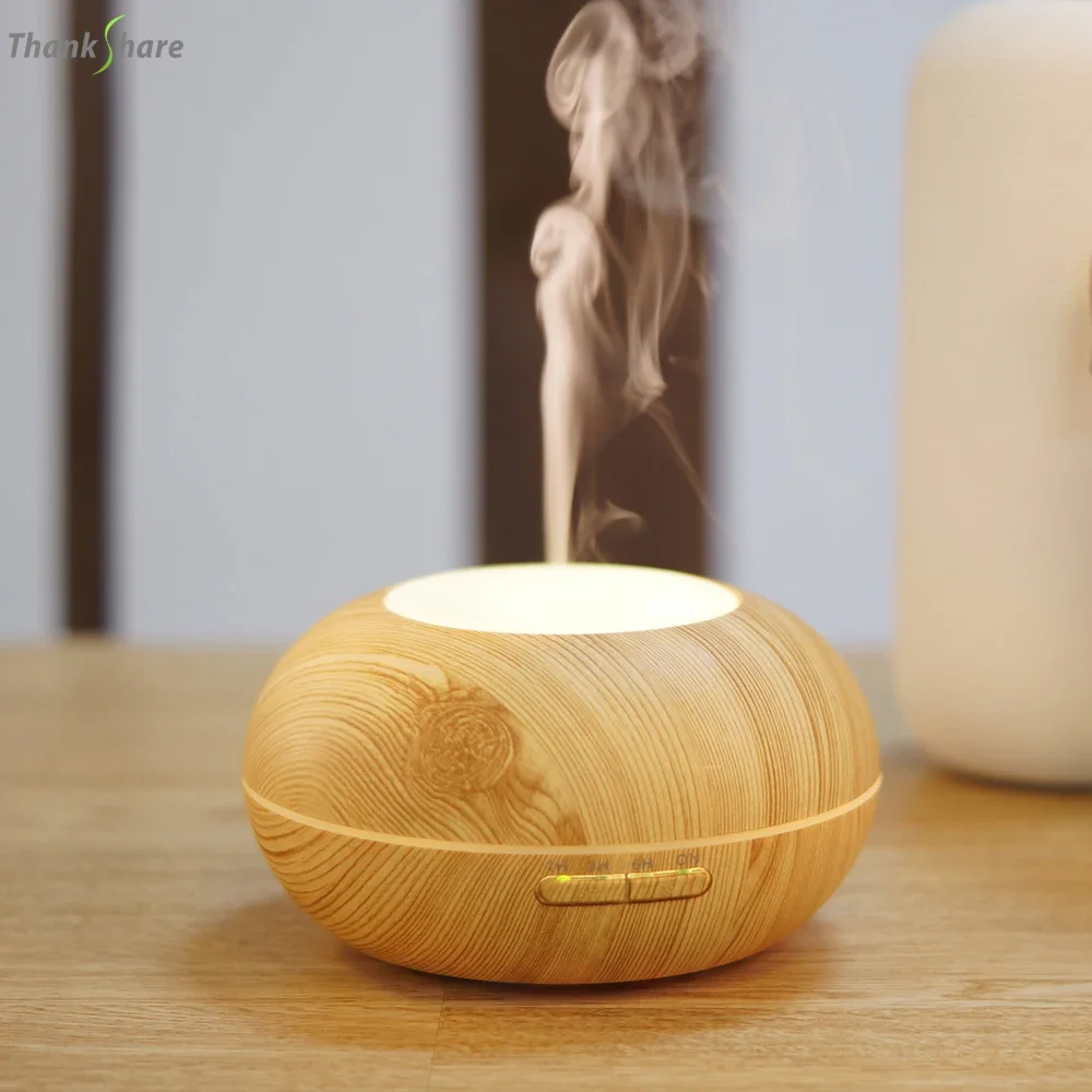 Ultrasonic Air Humidifier LED Aroma Lamp Essential Oil Diffuser Aromatherapy 300ML 500ML Mist Maker Humidificador Difusor
