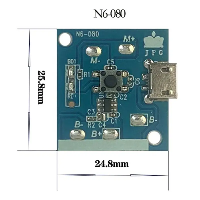 A70Z Fafa】Multi-Function N9 Small Fan Motherboard PCBA Low Voltage 3.7V Fan Circuit Board Easy To Use A