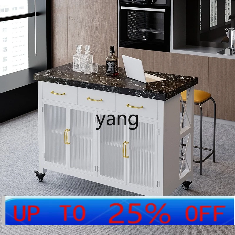 

LMMKitchen Side Cabinet Movable Nakajima Desk Open Bar Counter Drawer Locker