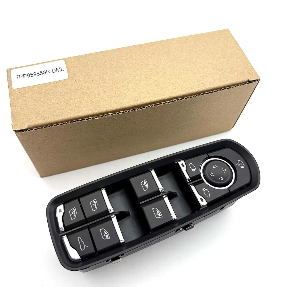 Hauptschalter für elektrische Fensterheber 7PP959858RDML, 7PP959858 R, 7PP959858AF für Porsche Cayenne 2011-2014, Macan 2015, Panamera 2010-2015 – Detail 3