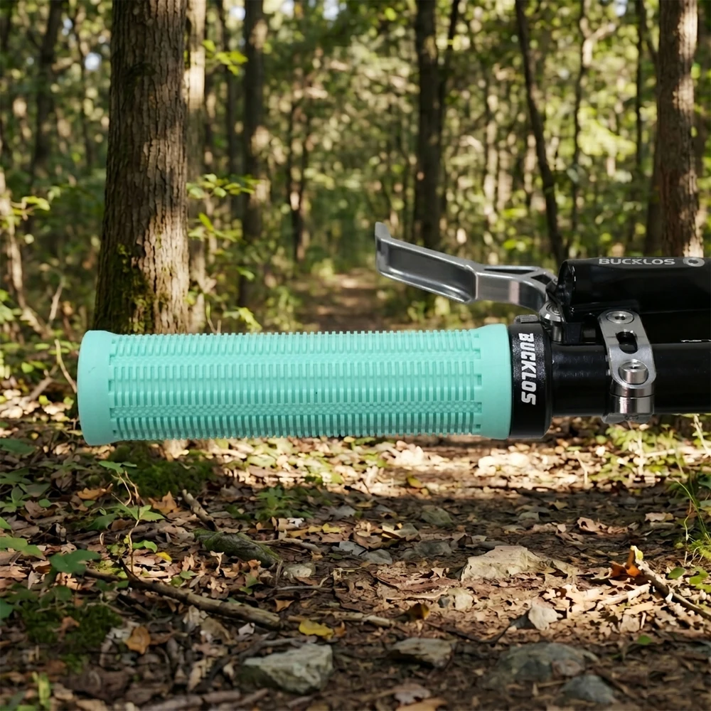 BUCKLOS Fahrrad-Lenkergriffe Hochwertige Mountainbike-Griffe Rutschfeste Fahrradgriffe Stoßdämpfung Fahrradlenker Radzubehör – Detail 19