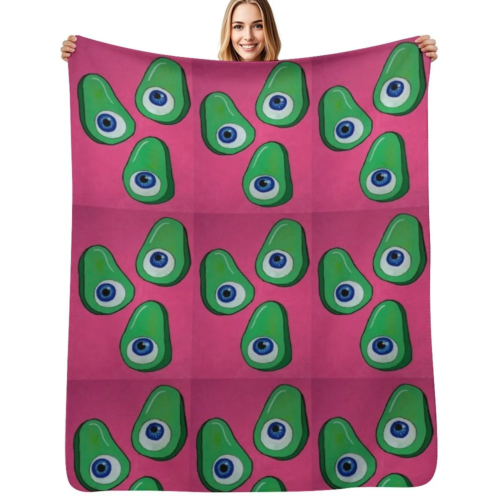 

Eyevacados Throw Blanket Luxurious Soft Fuzzy Blanket for Sofa Bed