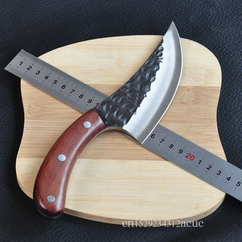 Japanese handmade high carbon steel boning knife, multi - function fish knife, sharp slicing knife, butcher , chef