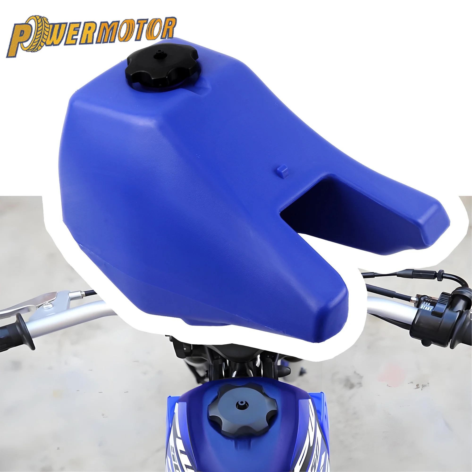 Tanque de gasolina de combustible azul para motocicleta, accesorios para Moto de cross, Yamaha PW80 PY80 PEEWEE