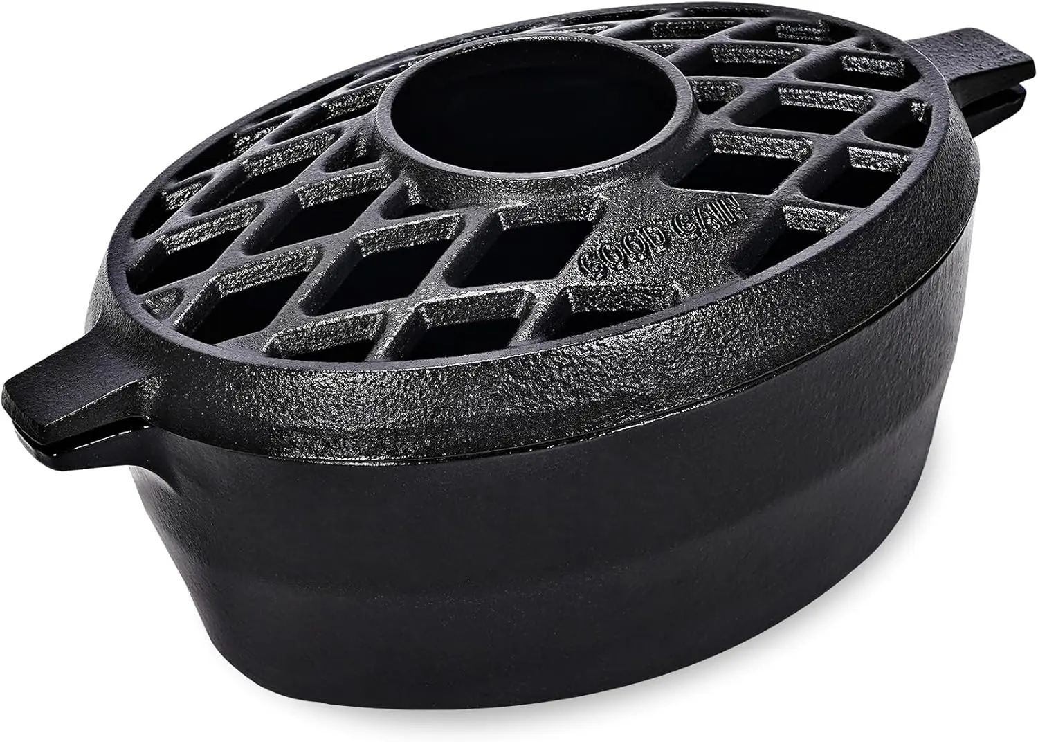 

Wood Stove Steamer,Fireplace Humidifier,Cast Iron Humidifier for Stove, Matte Black Finish, Rust Resistant, Lattice Top, 2.5