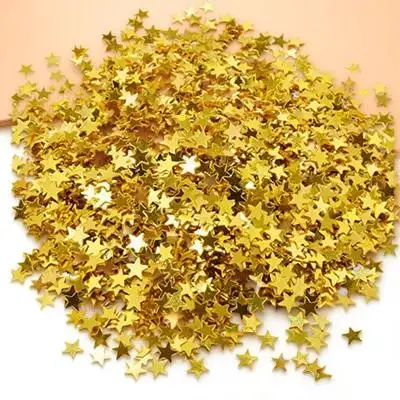 

6000 Pcs Paper Stars Decoration Wed Decors Table Confetti Birthday Glitter Sequin