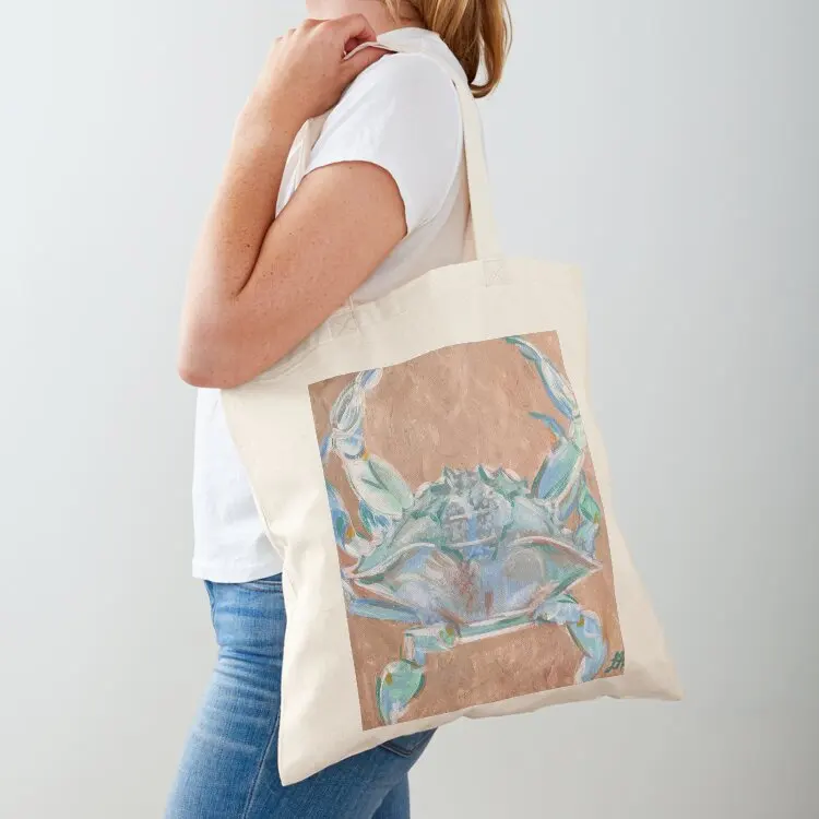

Maryland Blue Claw Crab Acrylic Painting Tote Bag Lady bags ecological bags hand bag university shopper bag