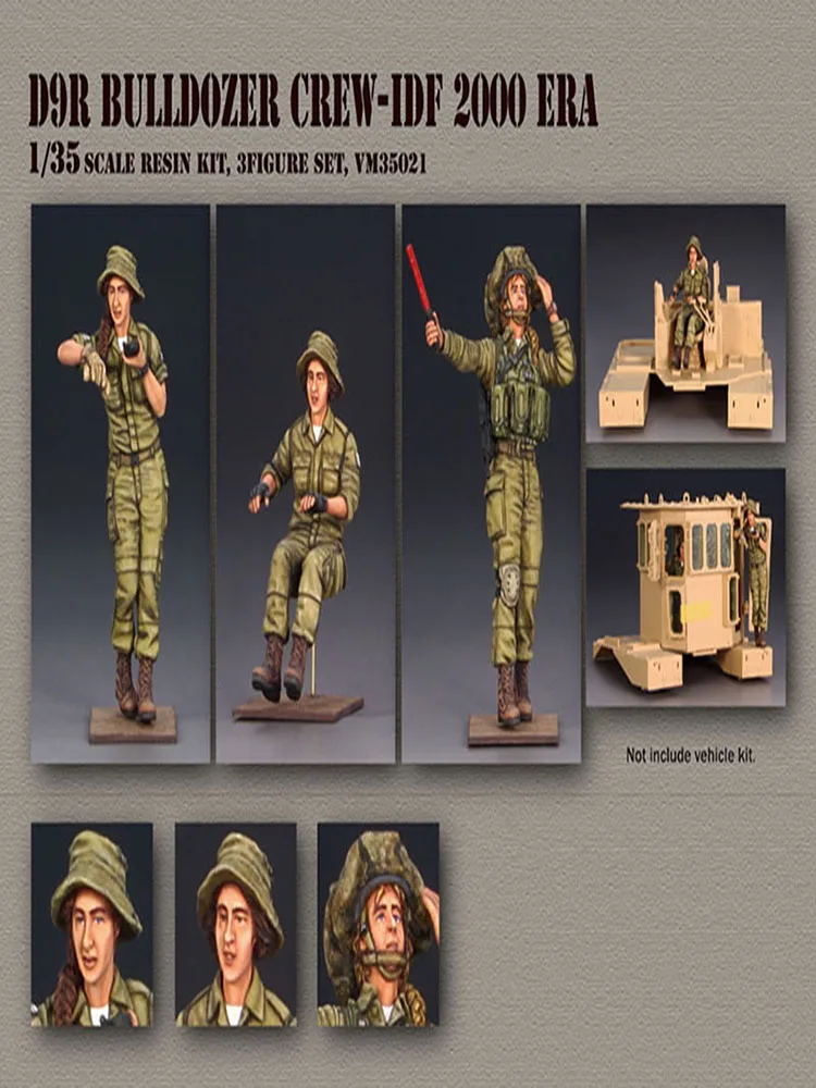 1/35 Modern women officers include 2 toy Resin Model Miniature Kit unassembly Unpainted