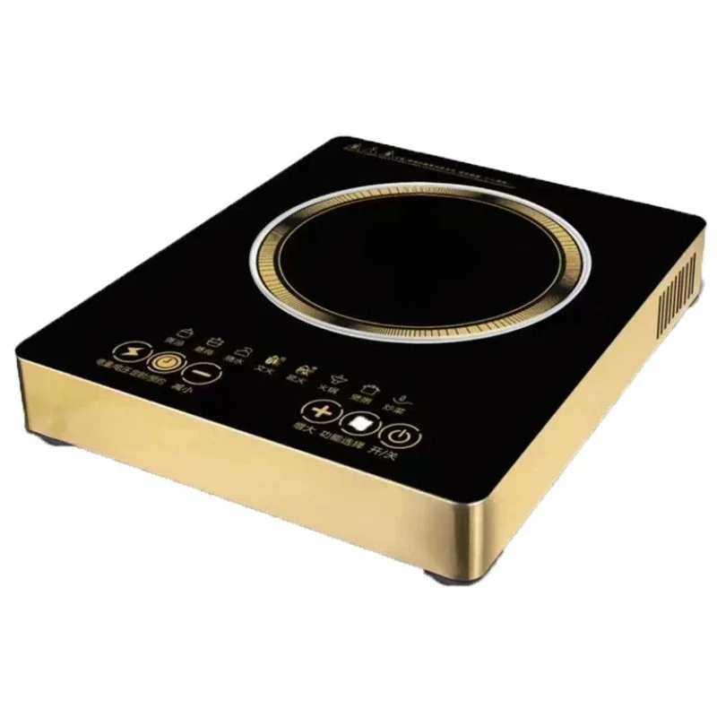 

High-power black crystal panel touch single induction cooker