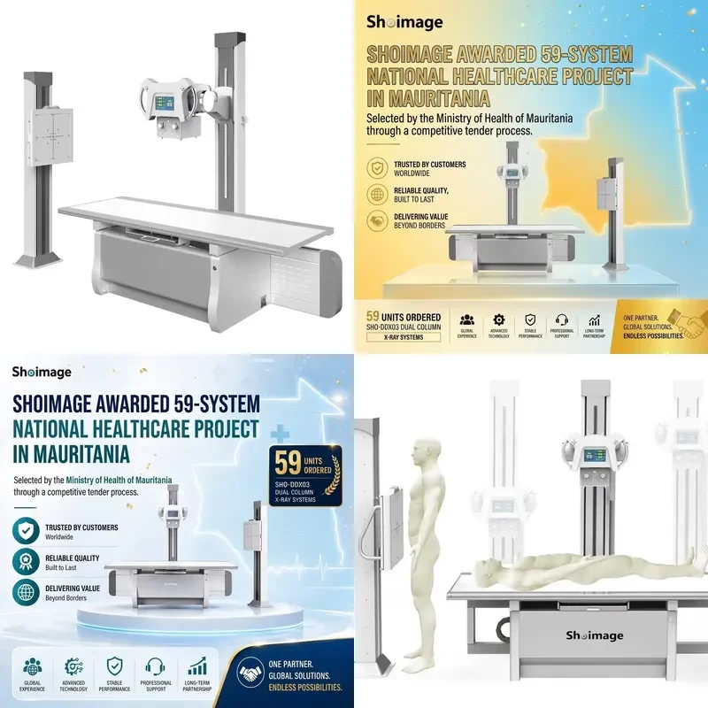 32KW 400mA Digital Floor-Mounted Digital Radiography System Medical Diagnostic X-ray Machine for Human